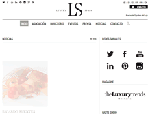 Tablet Screenshot of luxuryspain.es